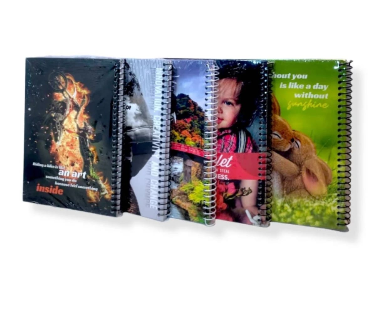 Al Khairat Spiral Hard Cover Notebook – 100 Sheets