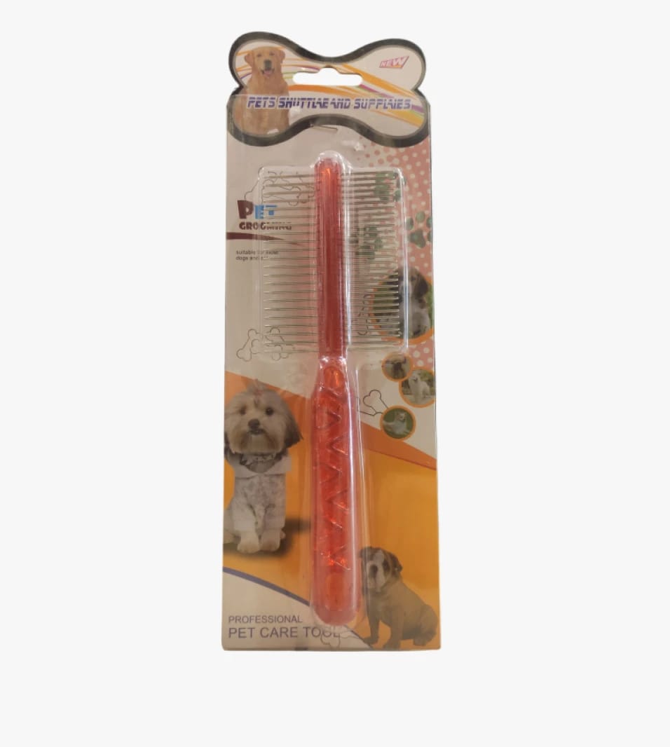 Pet Grooming Brand's Lovely Comb for Pets, Professional Care Tool for Dogs and Cats with Unique Design