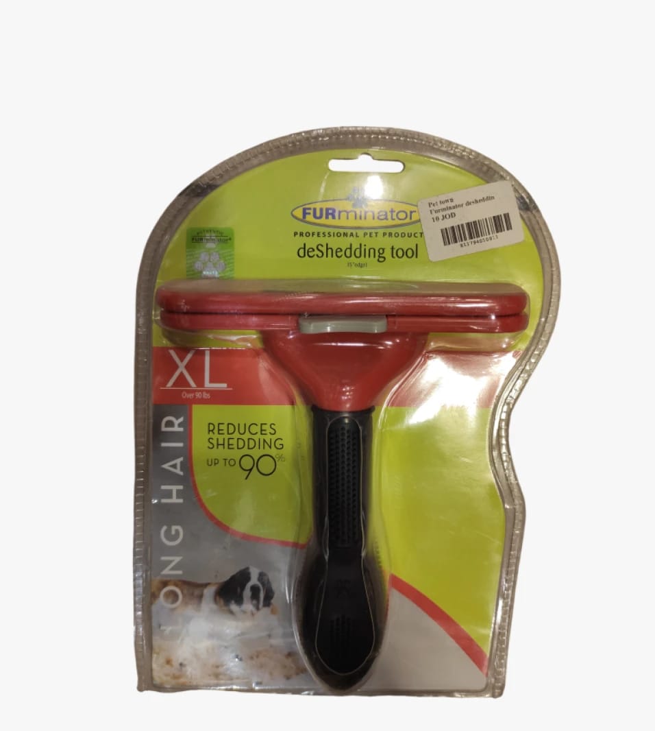 FURminator XL Long Hair Dog DeShedding Tool, Innovative Design for Reducing Shedding by 90%