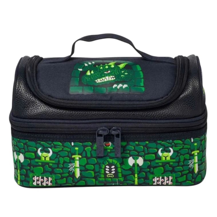 Smiggle Double Decker Lunch Bag – Dinosaur