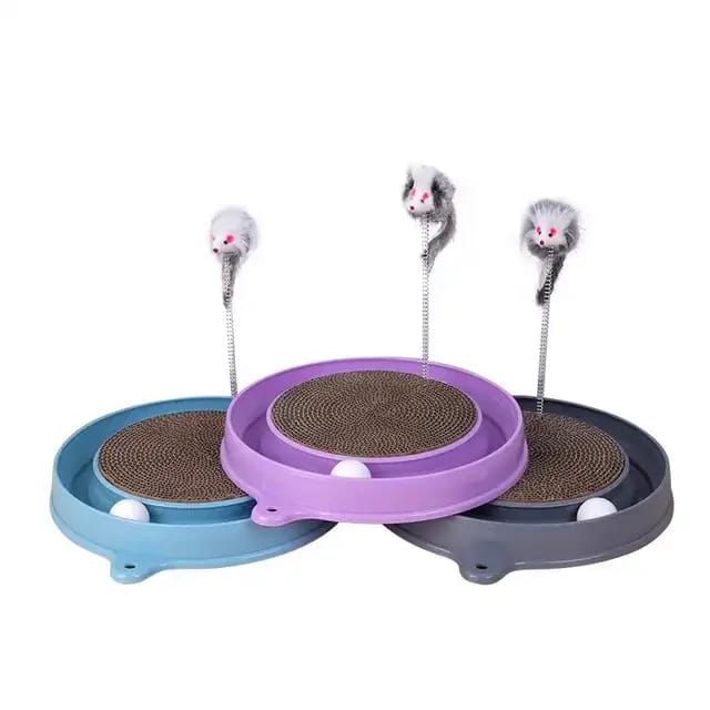 Ball Toy with Scratcher and Catnip