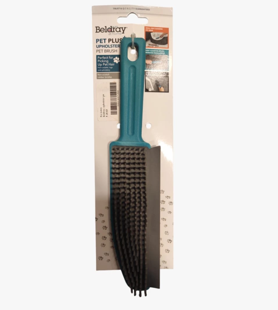 Beldray Pet Plus Upholstery Brush for Efficient Pet Hair Removal with Comfortable Handle Design