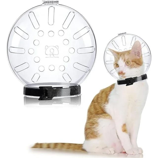Transparent Anti-Bite Cat Muzzle