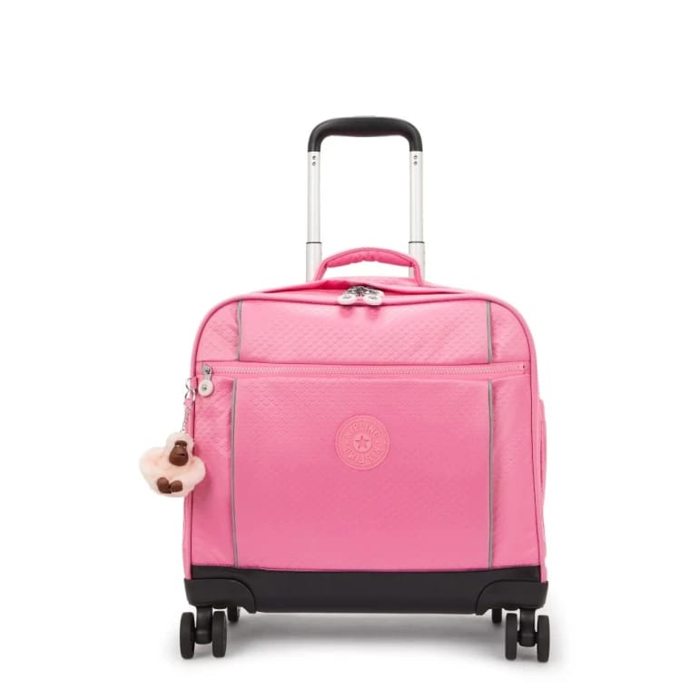 Kipling New Storia Large Wheeled Bag – Pink Mermaid Embossed