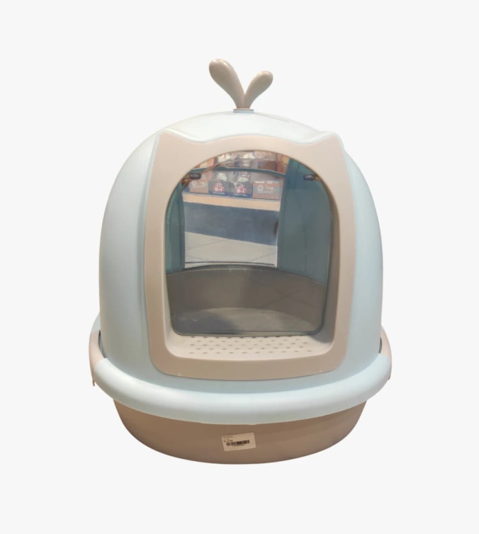 Chic and Modern Cat Litter House with Smooth Edges and Ventilation Design for Cats and Stylish Homes