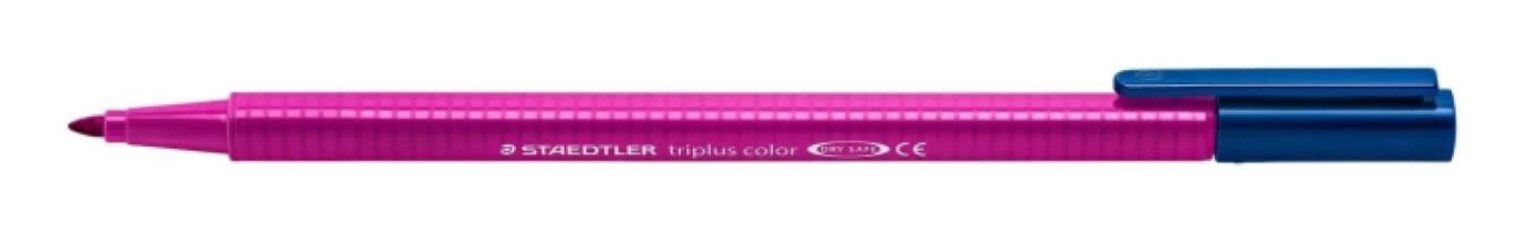 Staedtler Triplus Triangular Fibre-Tip Pen – Red Violet