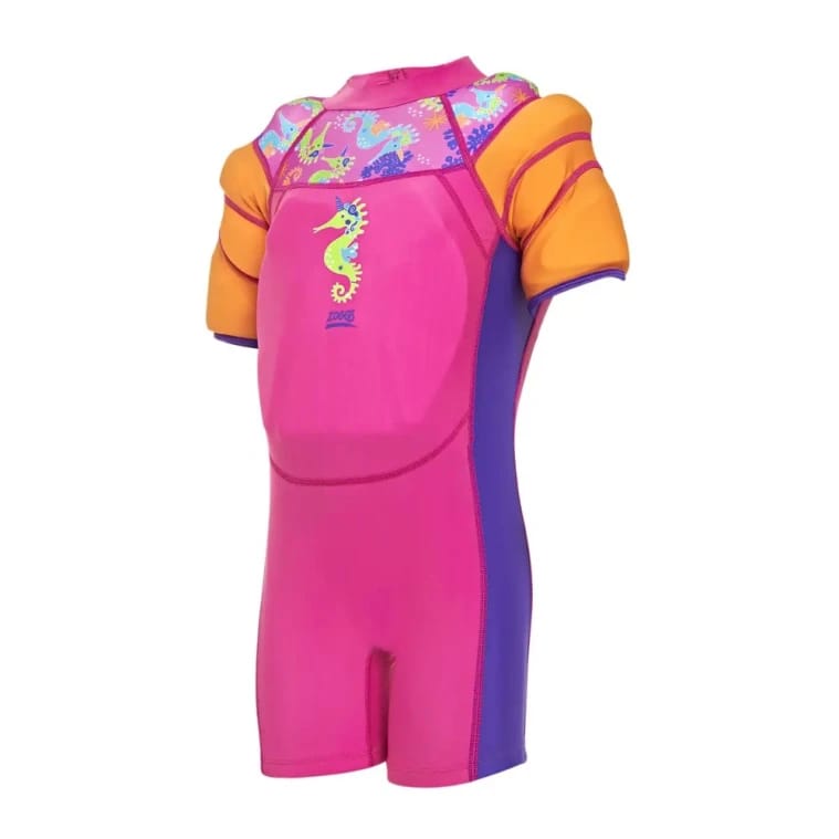 Zoggs Sea Unicorn Water Wings Floatsuit Pink