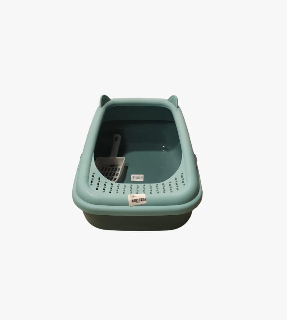 Premium Cat Litter Box With Unique Ear Design for Home Use Featuring Comfortable Scoop for Pet Enthusiasts