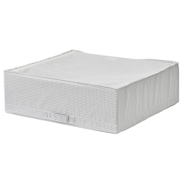 Storage case, white/grey, 55x51x18 cm