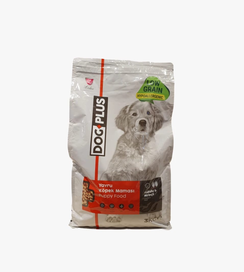 Dog Plus Dry Puppy Food with Unique Design for Small Breeds of All Puppies