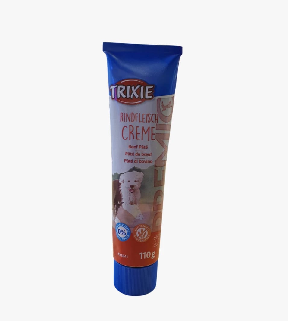 Trixie Beef Pâté Cream for Dogs Delicious Paste for Pampered and Gourmet Home Dogs