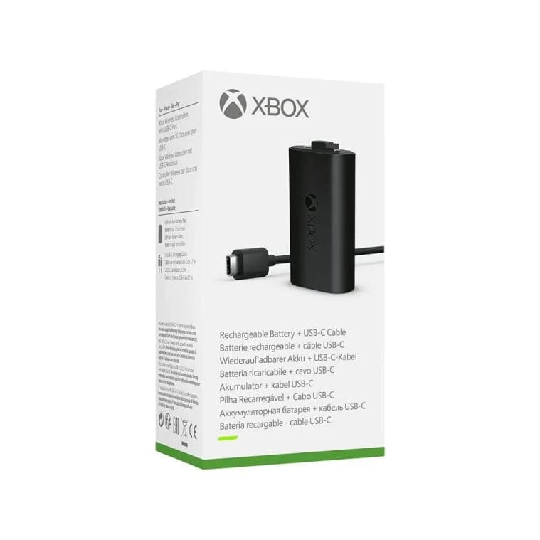 بطارية قابلة للشحن من إكس بوكس + كابل USB - C