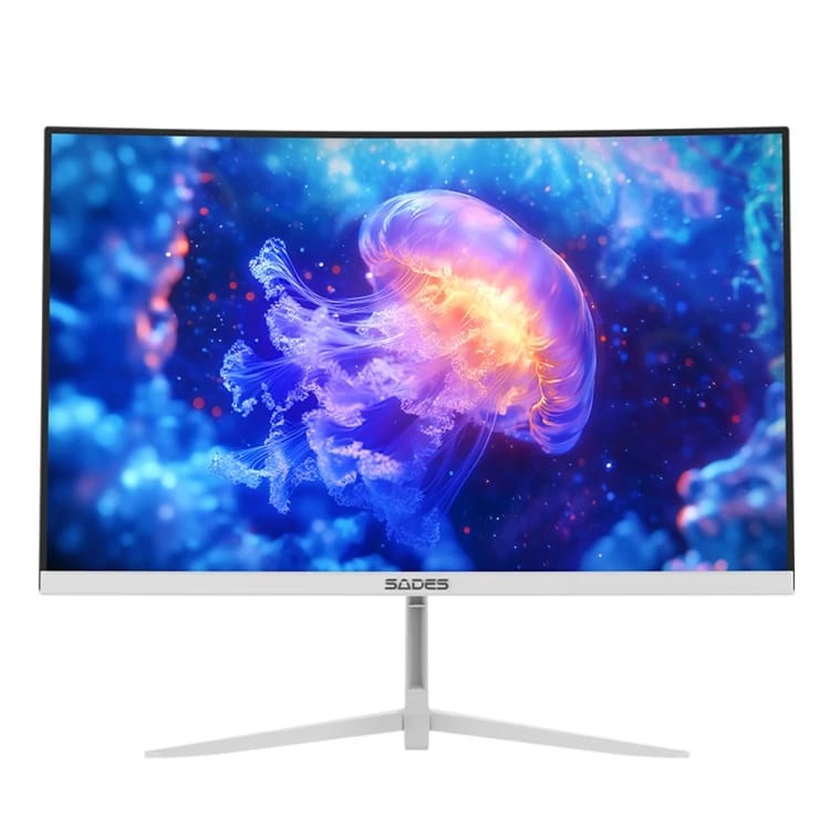 Sades NC-Pelagia SC-CJ04F24W, 24" FHD 1920x1080, 200Hz, VA, Curved Gaming Monitor - White