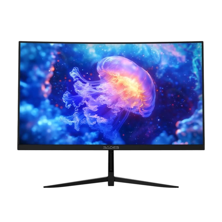 Sades NC-Pelagia SC-CJ04F24B, 24" FHD 1920x1080, 200Hz, VA, Curved Gaming Monitor - Black