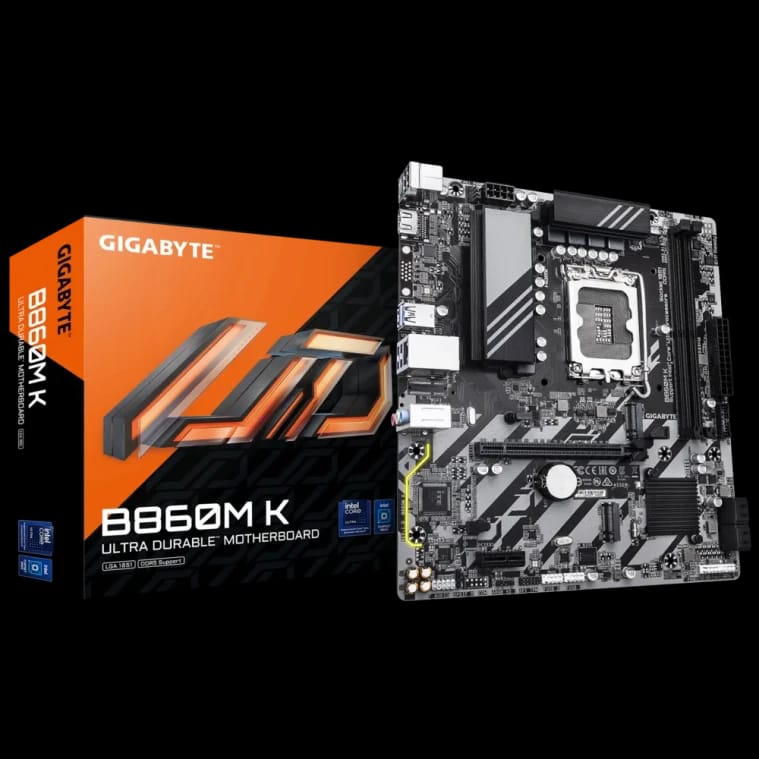 GIGABYTE B860M K DDR5 For Ultra Processor Motherboard