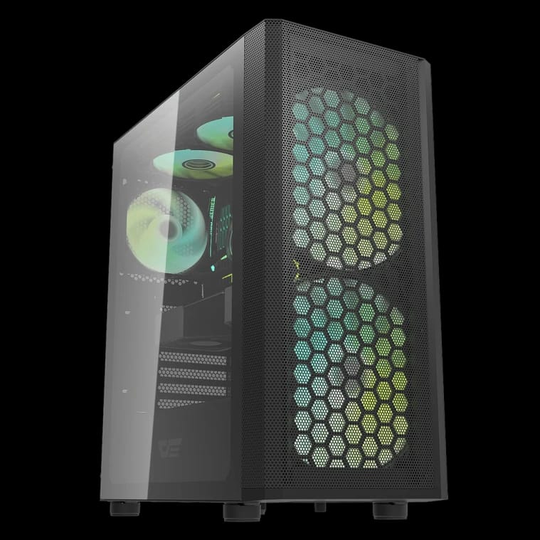Darkflash DK360 ATX PC Case - Black