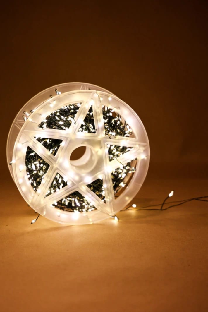 شريط إضاءة سلكي للكريسماس، 30 متر، 750 مصباح LED