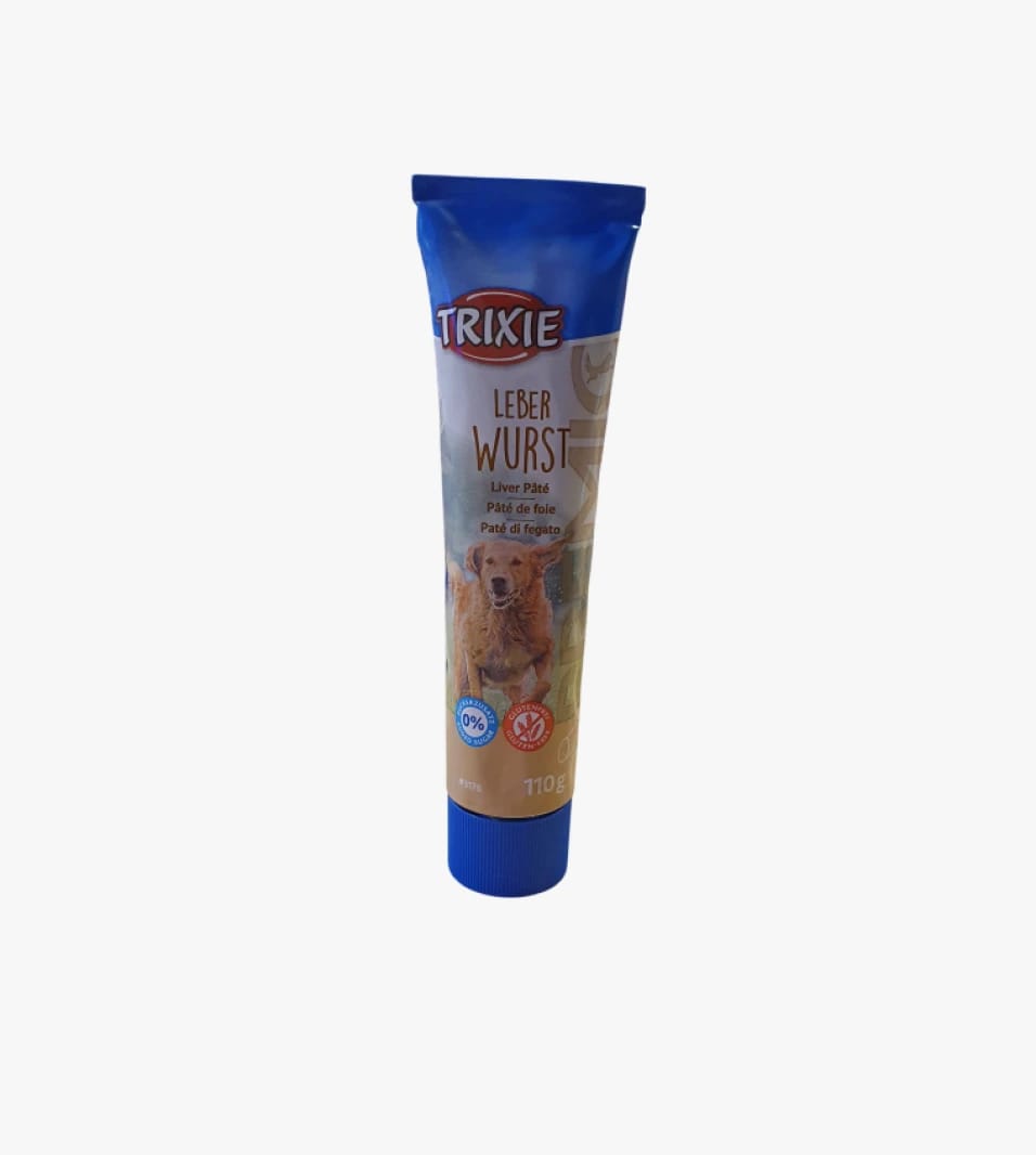 Trixie Liver Wurst Pâté Tasty Dog Food Paste Rich in Flavor for Pet Dog Lovers