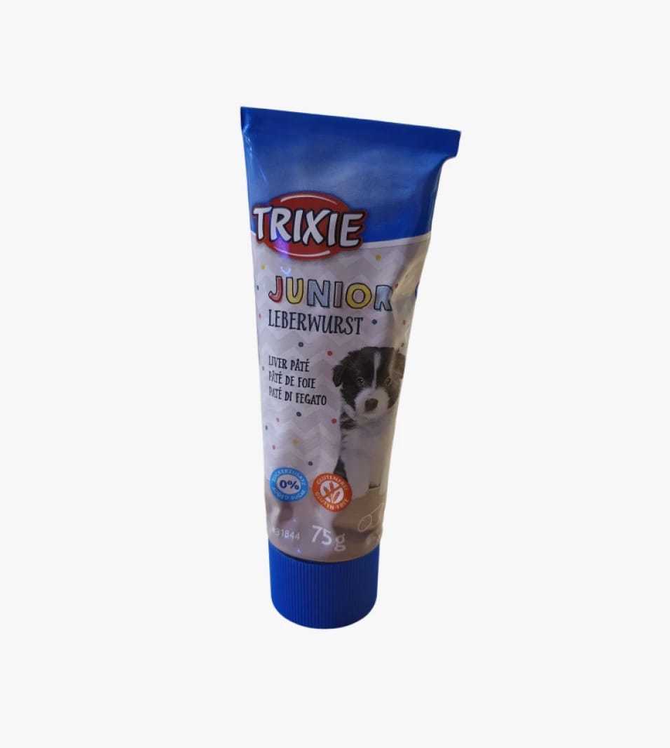 Trixie Junior Liverwurst Dog Liver Pâté Puppy Treat Hypoallergenic Pet Food Friendly for Young Dogs