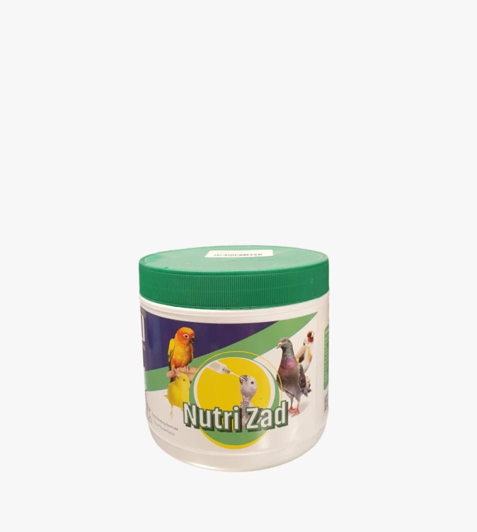 Nutri Zad, Complete and Balanced Nutritional Formula, Ideal for Pet Birds such as Parrots, Canaries, and Pigeons.