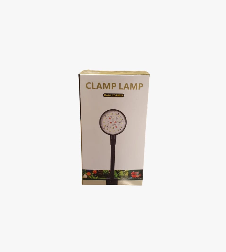 Clamp Lamp Modern Design Model YC-P0015 Perfect for Aquarium Enthusiasts with Multi-Color Lighting Options