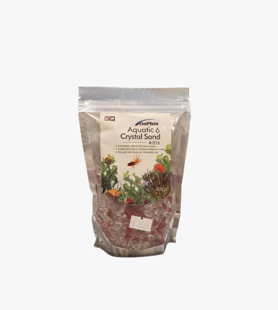 DoPhin Luxurious Aquatic Crystal Sand with Natural Design for Aquatic Environment, Suitable for All Fish and Plants