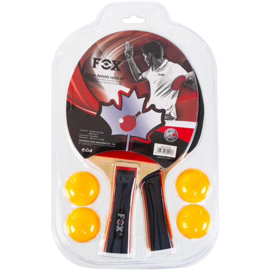 FOX table tennis racket set 216 with balls