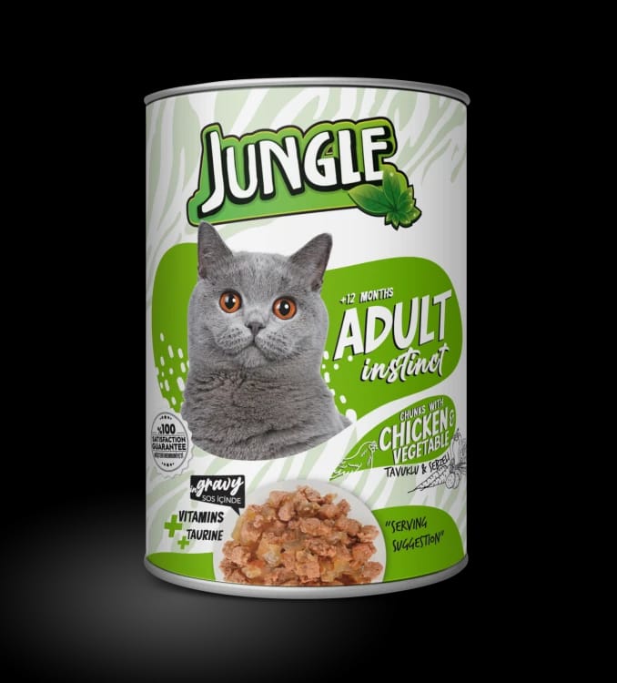 Jungle Wet Food with Chicken 400g