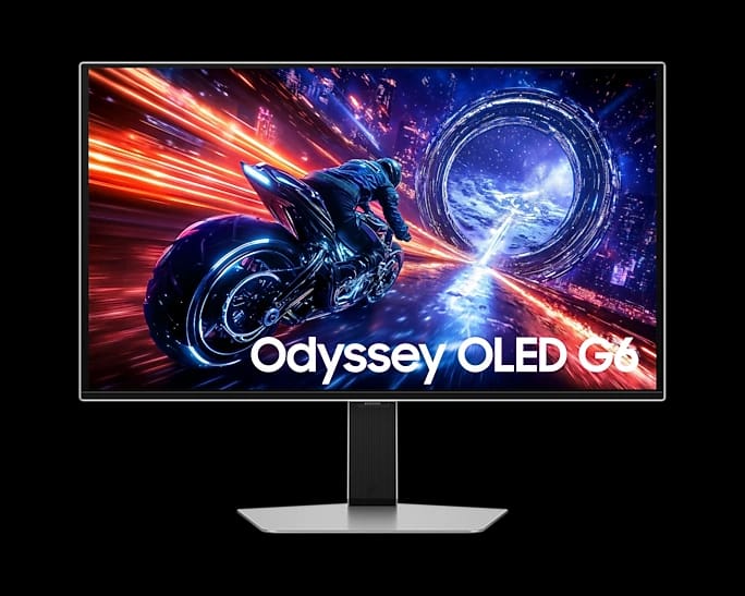 Samsung Odyssey OLED G6 (FG602) 27" 2K 500Hz 0.03ms(GTG) Quantum Dot HDR10+ 10Bit HDMI 2.1 Flat Monitor