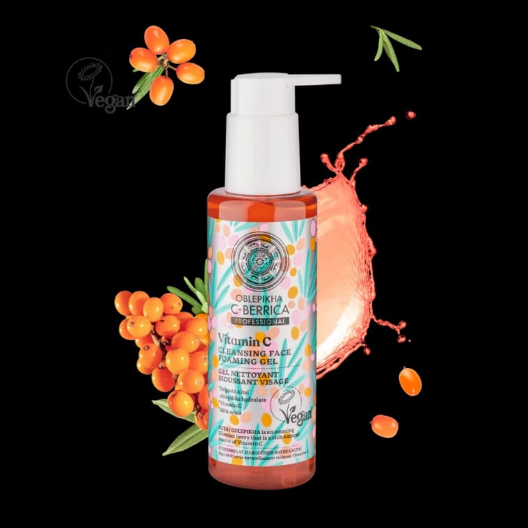 Vit C Cleansing Face Foaming Gel – 145 ml - Natura Siberica