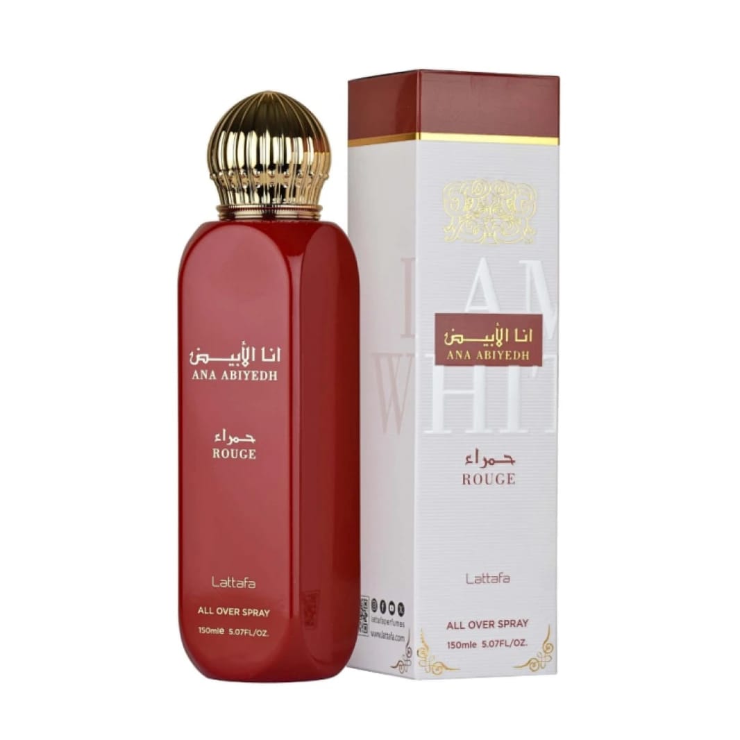 Ana Abiyedh Rouge Body Spray by Lattafa - 150 ml