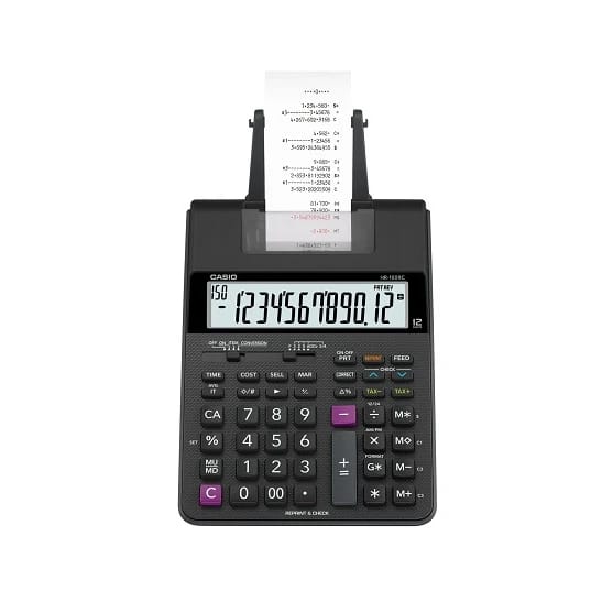 CASIO HR-150RC-BK