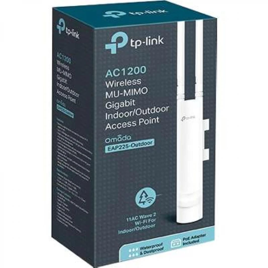 نقطة وصول TP-Link AC1200 EAP225 للاستخدام الداخلي والخارجي