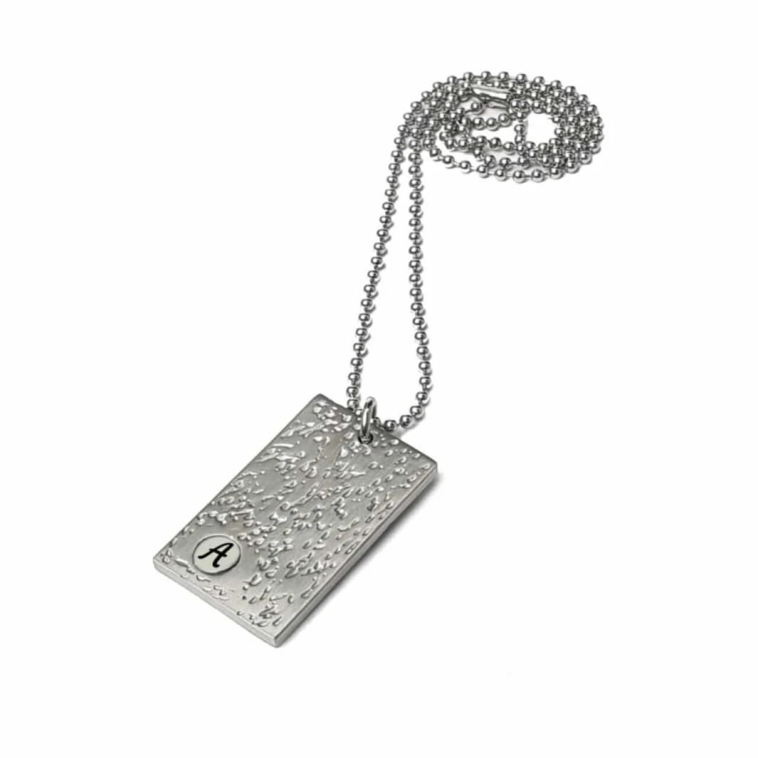 قلادة عسكرية مستطيلة - Me1436