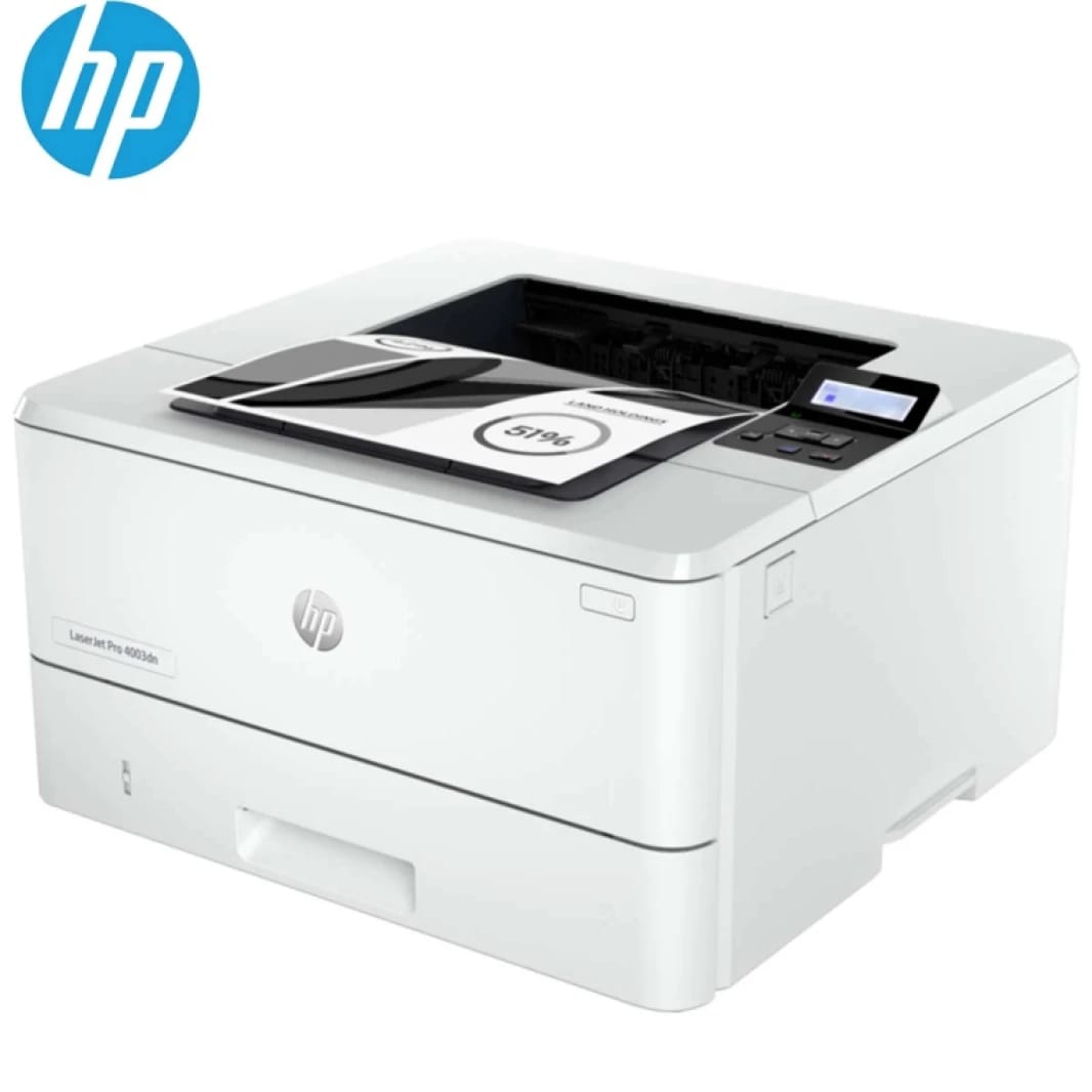 HP LaserJet Pro 4003DN Monochrome Laser Printer, 40PPM, Duplex & Network for Small Office