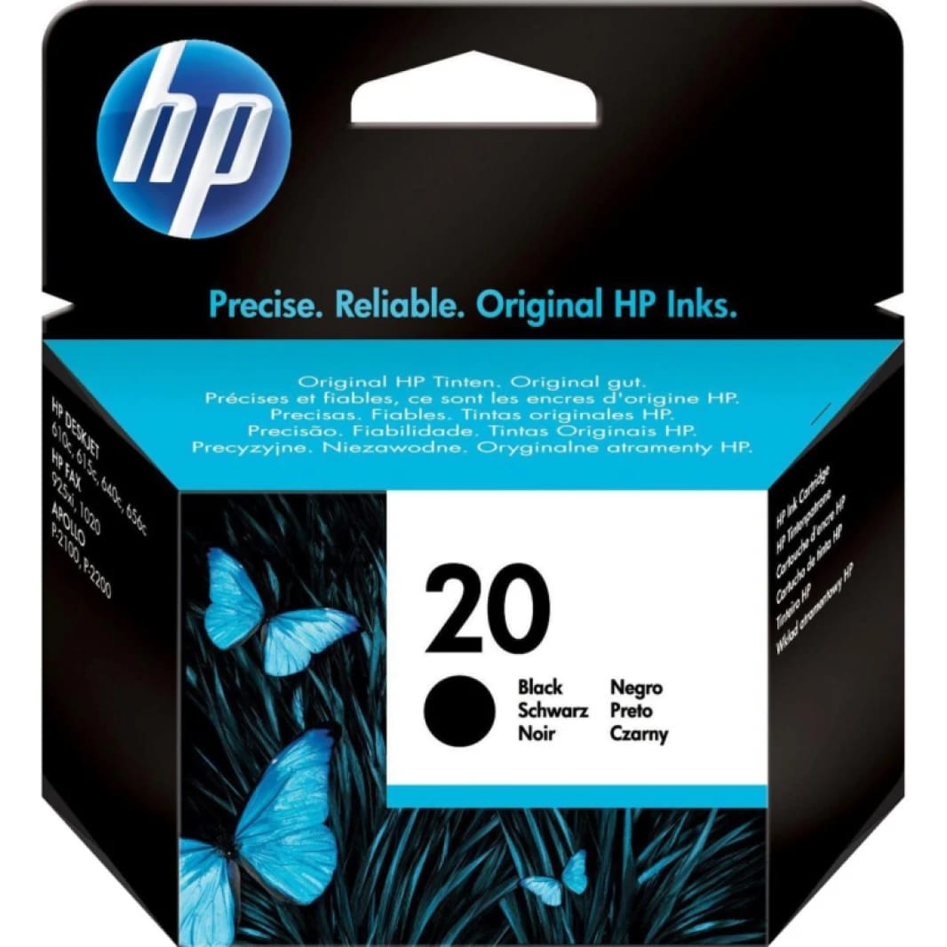 HP Inkjet Cartridge No 20 Black