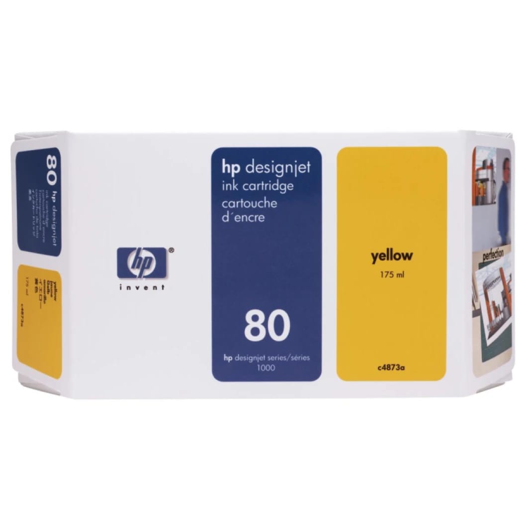 HP Inkjet Cartridge No 80 Yellow