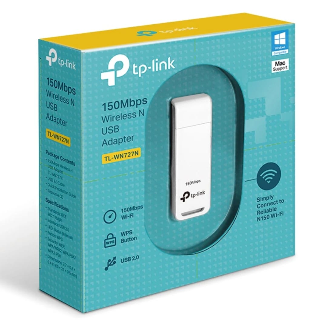 TP-Link TL-WN727N Wireless N USB Adapter