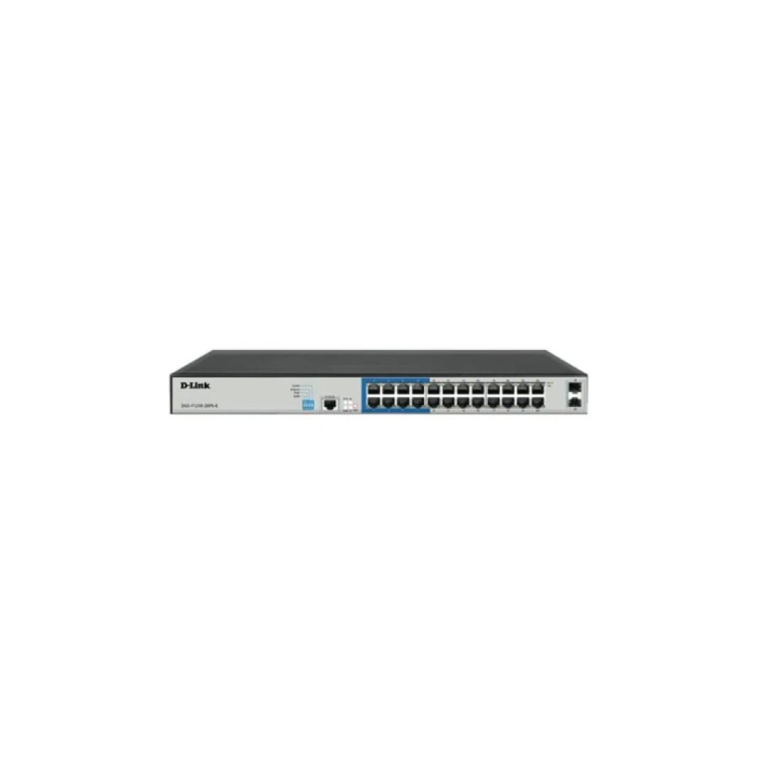 D-Link 24-Port Layer 2 Gigabit Smart Managed Long Range PoE + Switch