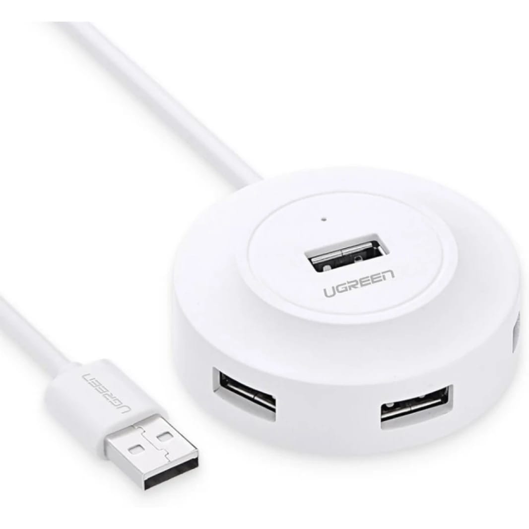 UGREEN USB 2.0 Hub 4-USB Ports white