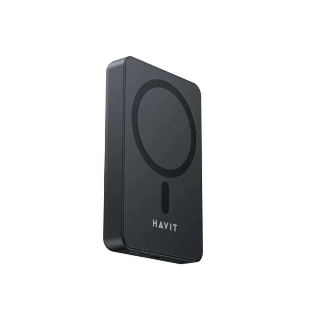 HAVIT PB5216 5000mAh Magnetic Wireless Power Bank | Wireless Charging | PD20W | Black