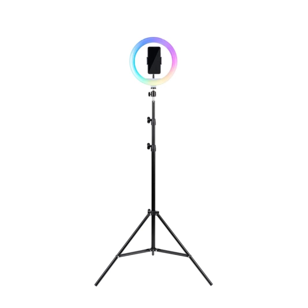 HAVIT ST7026 Tripod with 10-inch RGB Ring Light