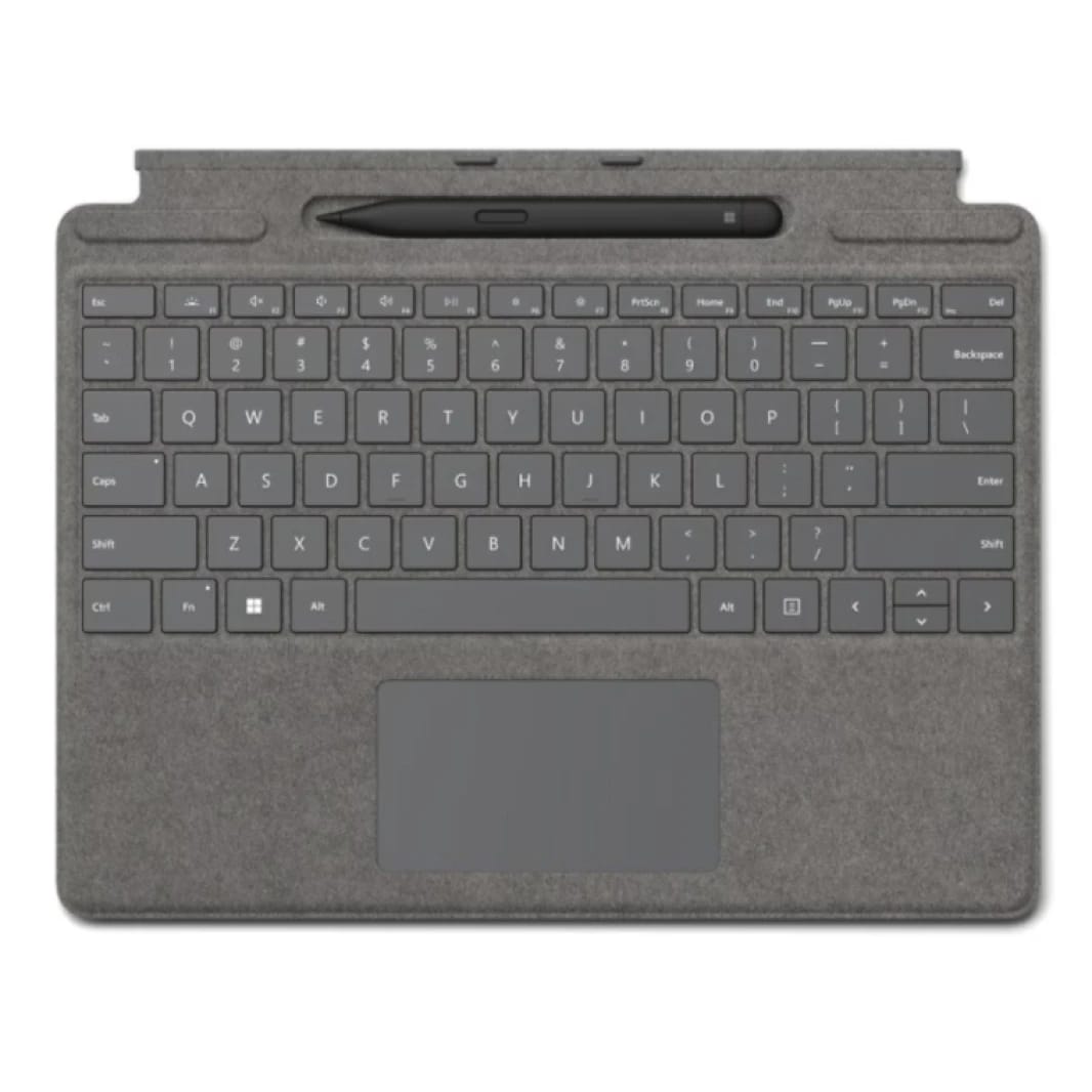 Microsoft Surface Pro Signature Keyboard and Slim Pen 2 | Platinum (Copilot+ PC Key)