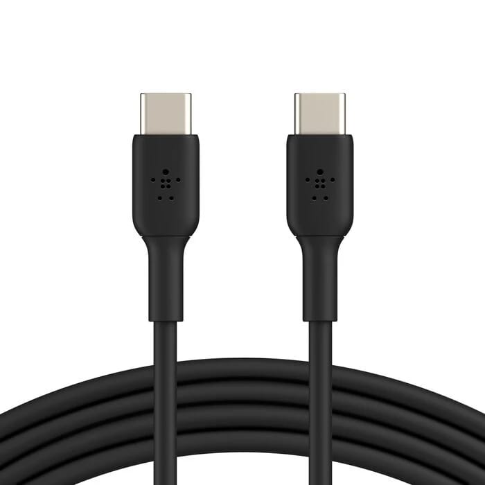 كابل بيلكن بوست تشارج USB-C إلى USB-C، 2 متر، أسود
