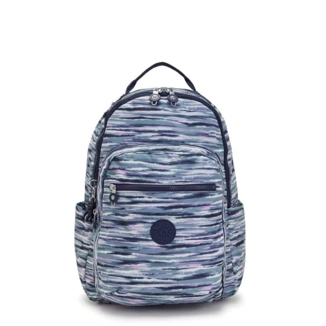 Kipling Seoul Backpack Brush Stripes