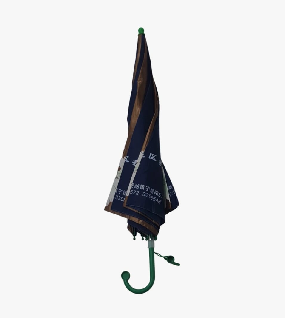 Chic Umbrella with Green Handle and Floral Design for Unisex Daily Use by Premium Brand