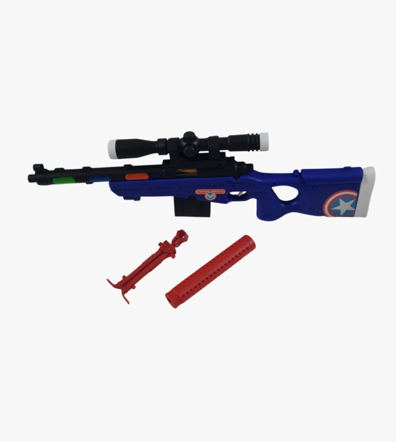 Toy Gun for Kids Inspired by Heroes with Detachable Accessories and Attractive Design for Children