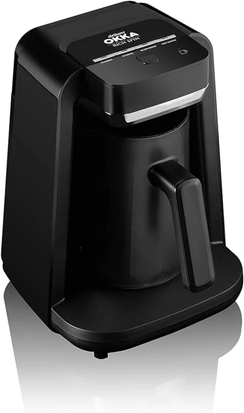 Arzum Okka Spin Rich Turkish Coffee Machine OK0016 - Black & Silver