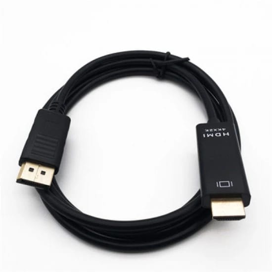 كابل محول ديسبلاي بورت إلى HDMI لتلفزيون 4K 1.8 متر متعدد الاستخدامات للمهنيين وعشاق التقنية