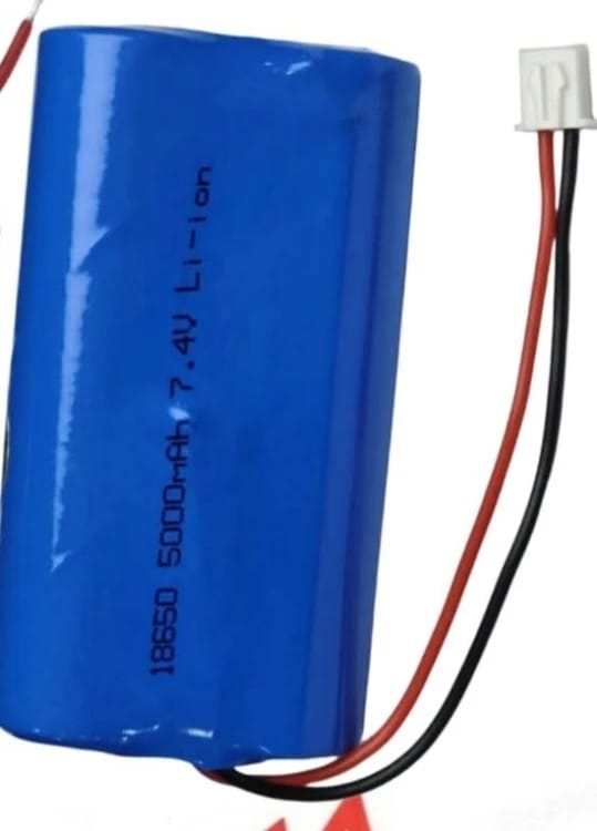 Rechargeable 18650 Lithium Battery 5000mAh 7.4V